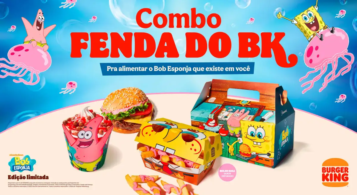 Bob Esponja Invade Burger King - Anexo Geek