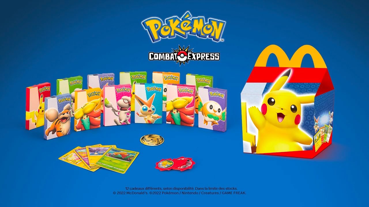 Produtos Pokémon: Mc Lanche Feliz - Setembro de 2023